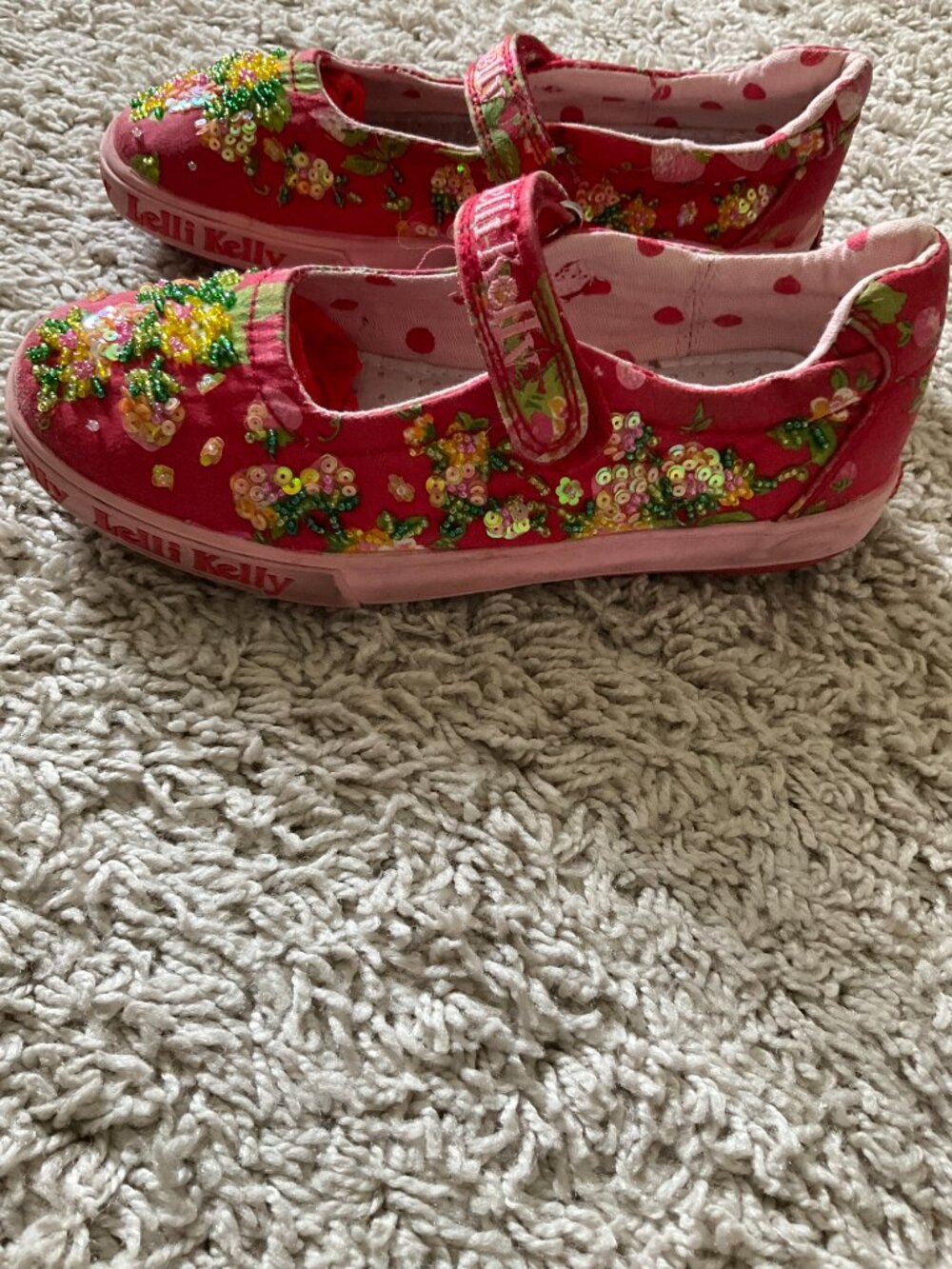 Lelli Kelly Red Mary Janes Shoes. Size: EU 31 Little Girl (US 13 Little Girl). - Picture 2 of 8